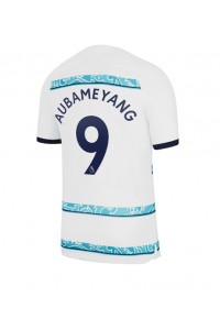 Chelsea Aubameyang #9 Fotballdrakt Borte Klær 2022-23 Korte ermer
